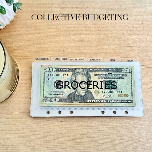 A6/A7 Vellum Cash Envelopes with Tabs: Budget Binder Inserts