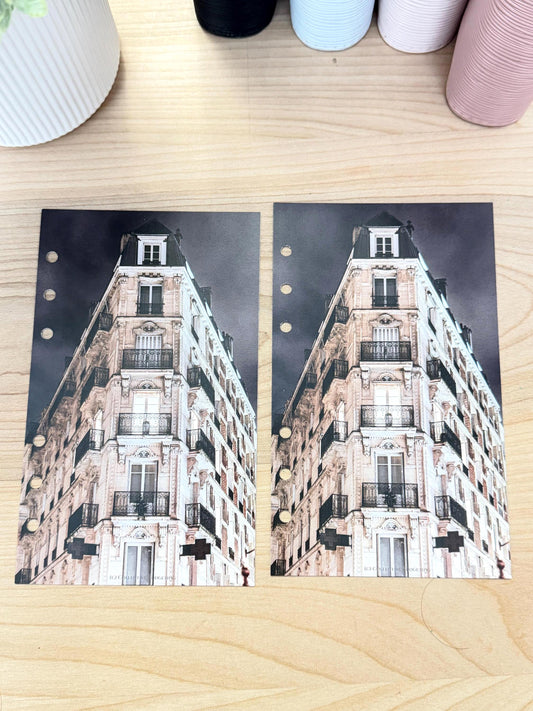 Parisian Budget Binder Dashboard: Decorative Cover Insert | A5 A6 Cash Envelope Binder