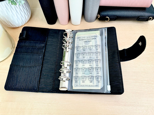 Online Shopping Savings Challenge Tracker: Budget for Orders & Impulse Buys | Laminated Vellum
