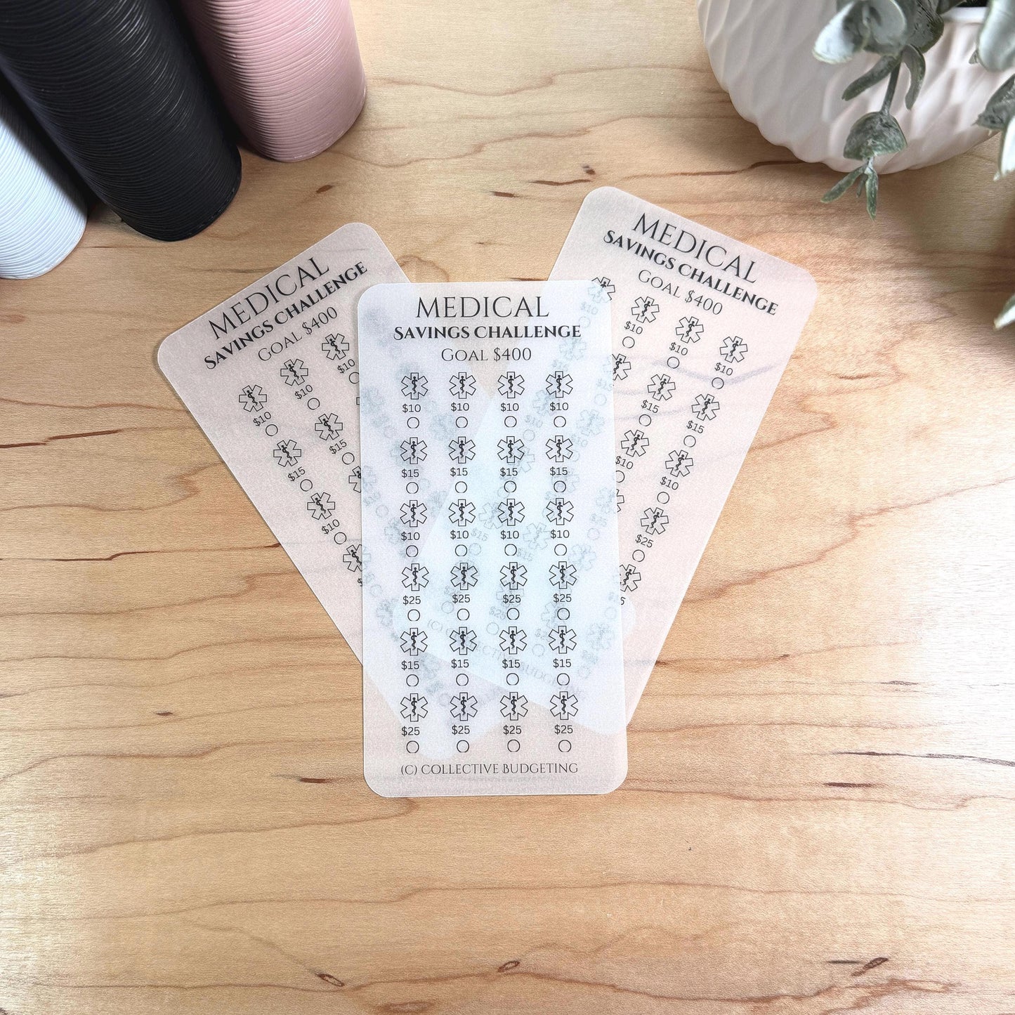 Medical Savings Challenge | Budget Binder Insert | Cash Stuffing Tracker | Sinking Fund Challenge |