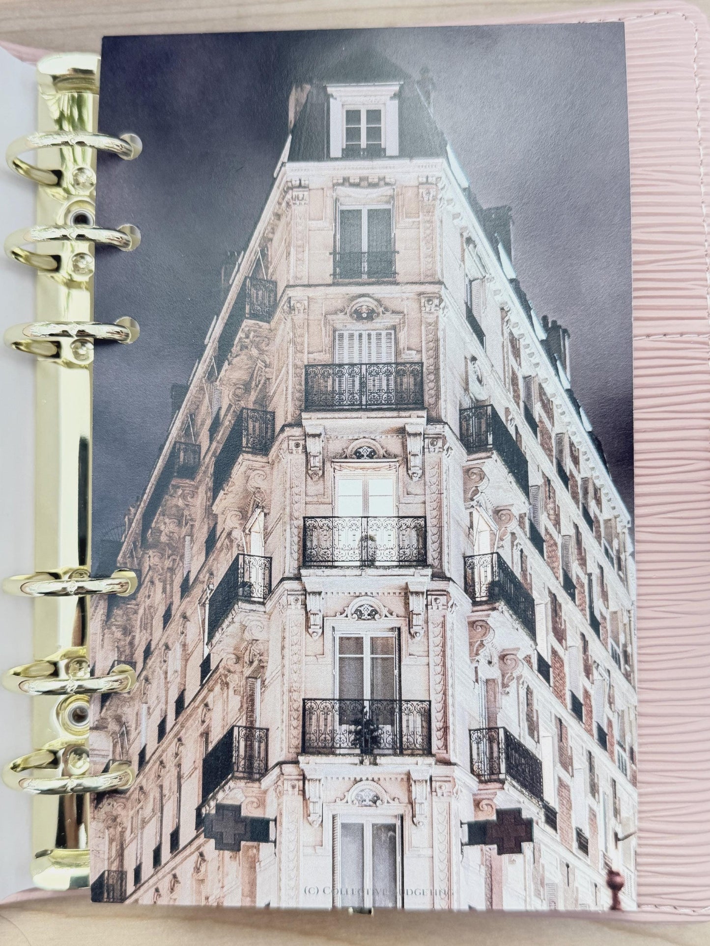 Parisian Budget Binder Dashboard: Decorative Cover Insert | A5 A6 Cash Envelope Binder