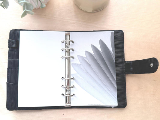 Paper Flower Budget Binder Dashboard Insert: A5/A6 Cash Stuffing Tool