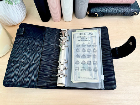 Birthday Savings Challenge: Laminated Vellum Cash Envelope Insert