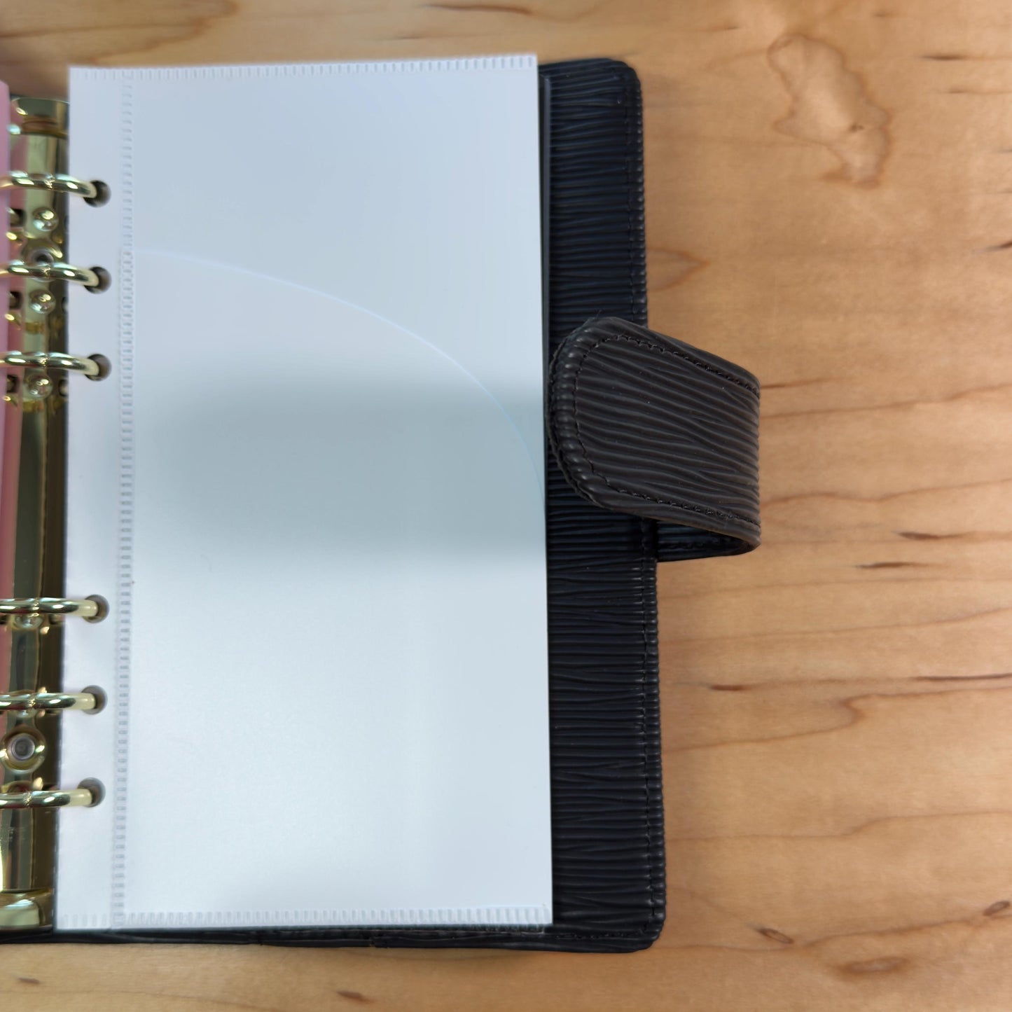 A6 Curved Pocket Envelopes | 2-Pocket Binder Inserts | Set of 6 | Reinforced | 5 Colors |