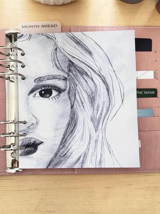 Self-Reflection Budget Binder Dashboard: A5/A6 Cash Stuffing Insert