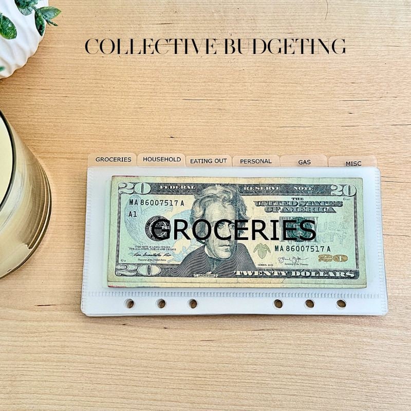 A6/A7 Vellum Cash Envelopes with Tabs: Budget Binder Inserts