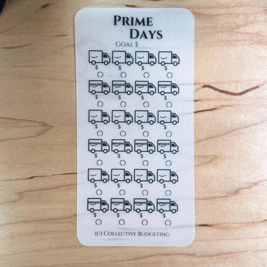 Prime Days Savings Challenge | Amazon Spending Tracker | Cash Stuffing Budget Insert |