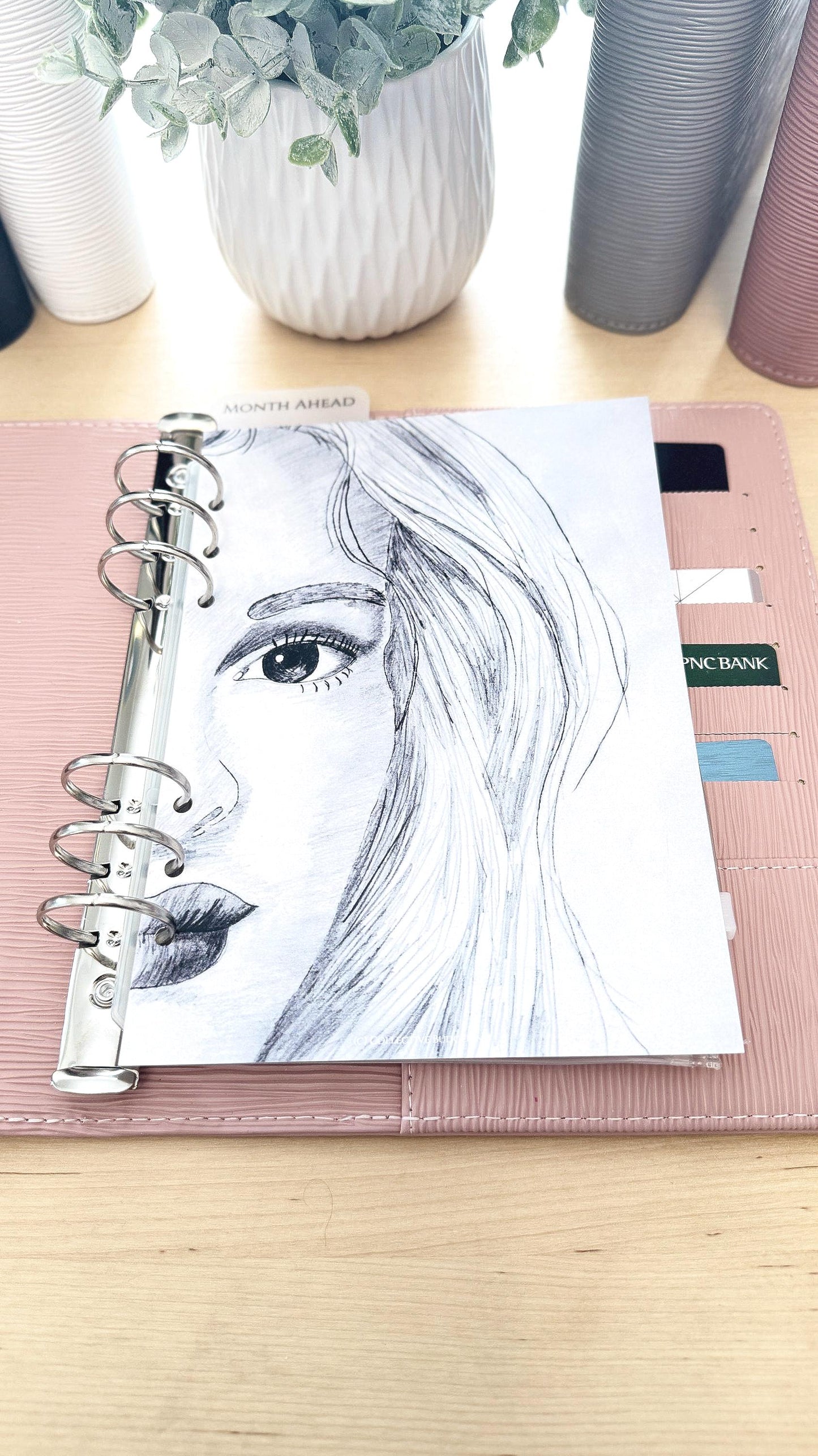 Self-Reflection Budget Binder Dashboard: A5/A6 Cash Stuffing Insert