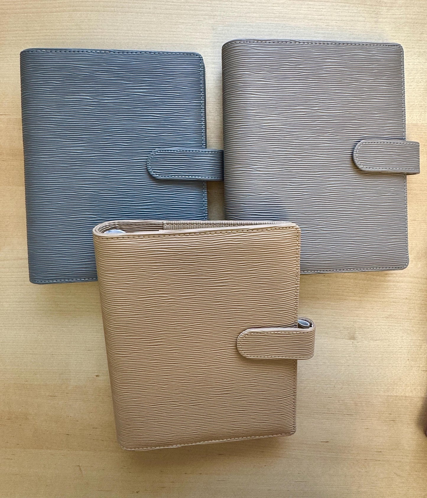 A5 Epi Budget Binder: Silver Rings & Buckle Close