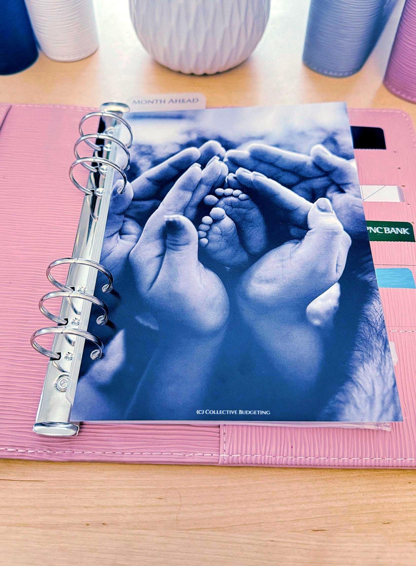 Family Budget Binder Dashboard: Decorative Cover Insert | A5 A6 Cash Stuffing