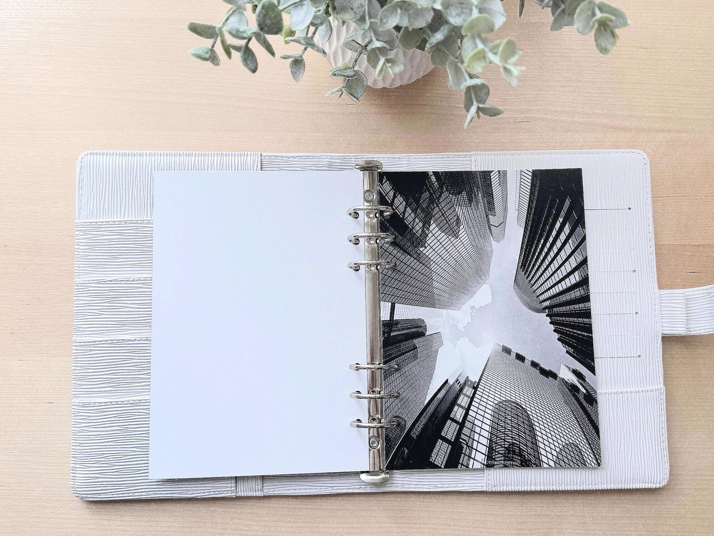 City High Rise Budget Binder Dashboard: A5 A6 Cash Stuffing Insert