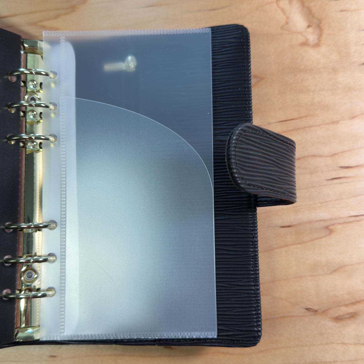 A6 Curved Pocket Envelopes | 2-Pocket Binder Inserts | Set of 6 | Reinforced | 5 Colors |