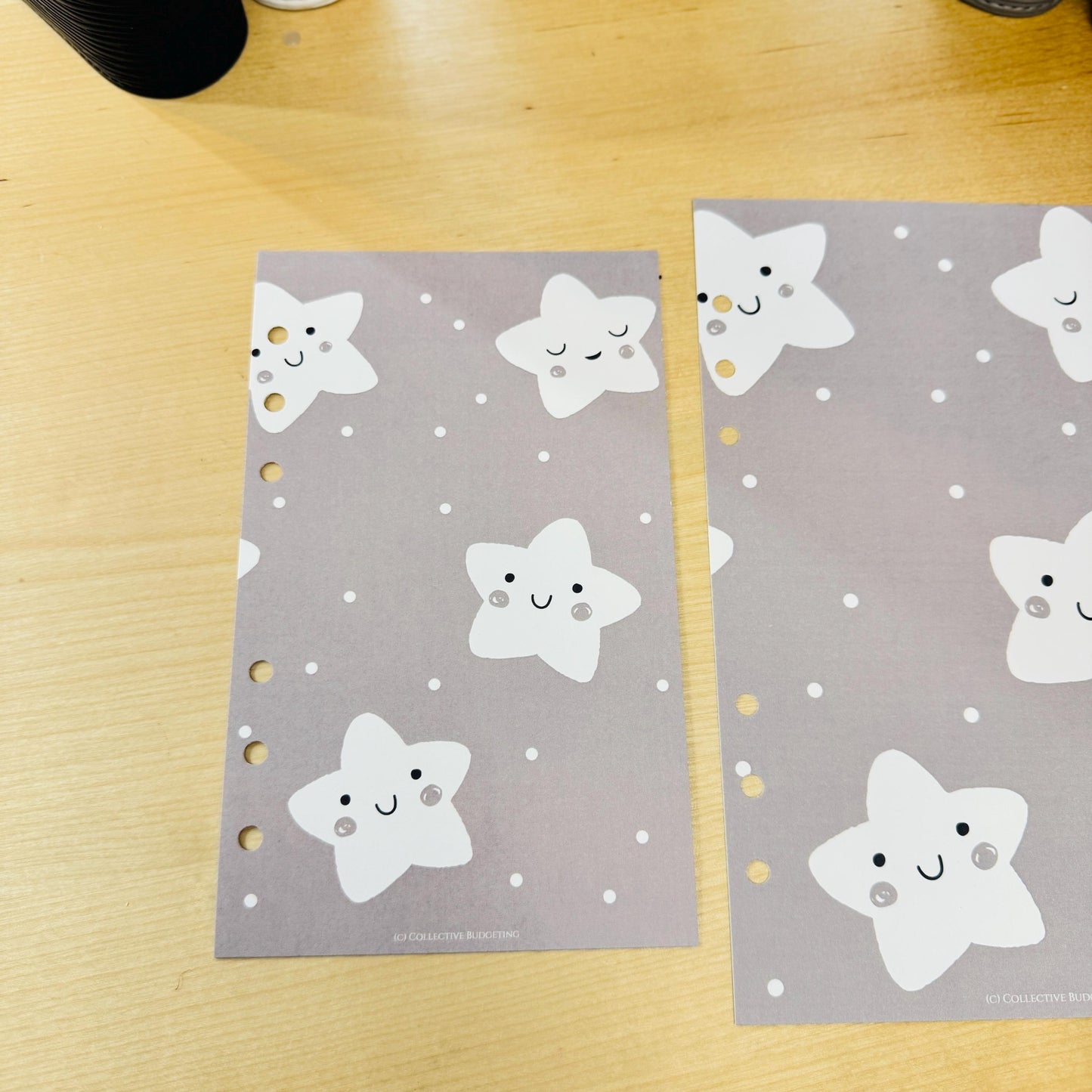 Rising Star Kids Budget Binder Dashboard: A5 A6 Cash Stuffing Insert