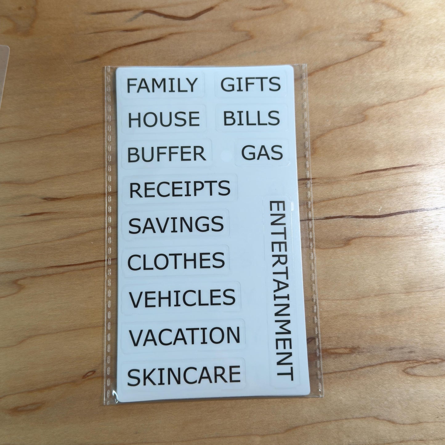 A5 Scalloped Pocket Envelopes | 2-Pocket Binder Inserts | Set of 6 + Labels | Clear • Pink • White |