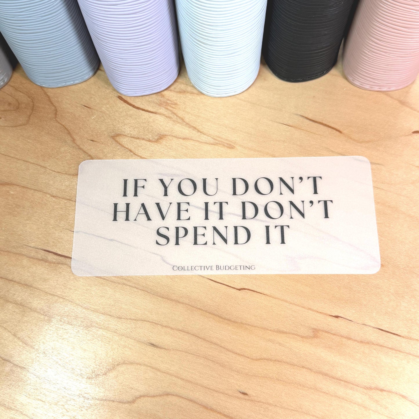 A5 A6 Sarcastic Budget Placeholders – Matte Vellum Cash Stuffing Motivational Binder Inserts