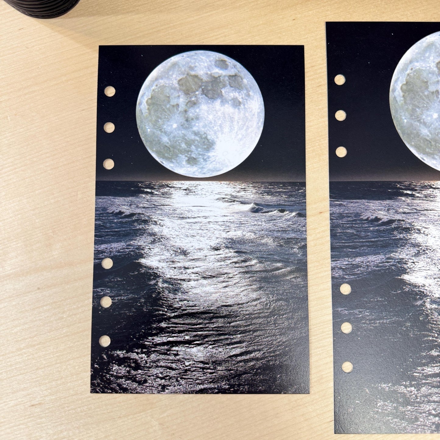 Moonrise Budget Binder Dashboard: Celestial Decorative Cover Insert | A5 A6