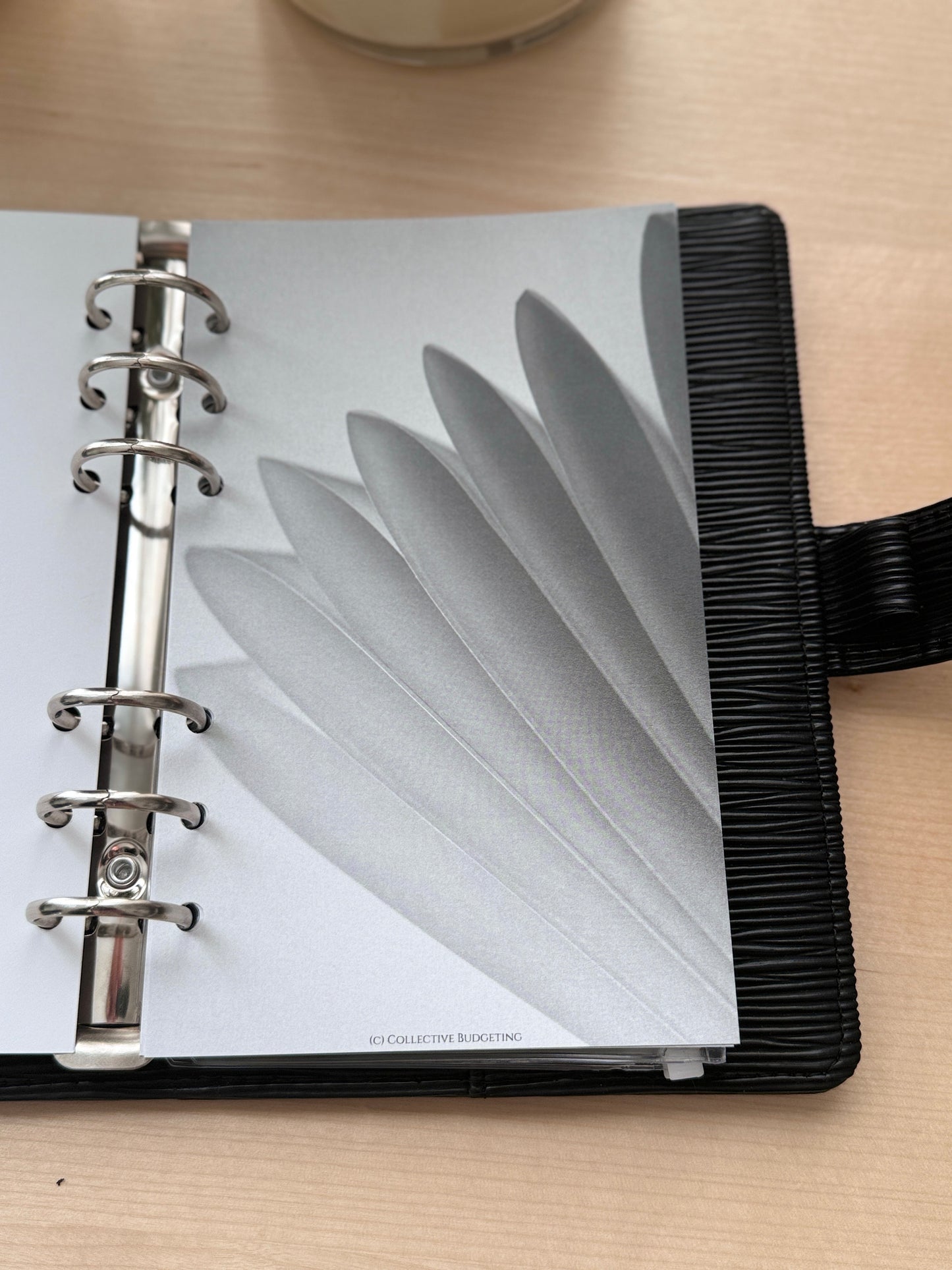 Paper Flower Budget Binder Dashboard Insert: A5/A6 Cash Stuffing Tool