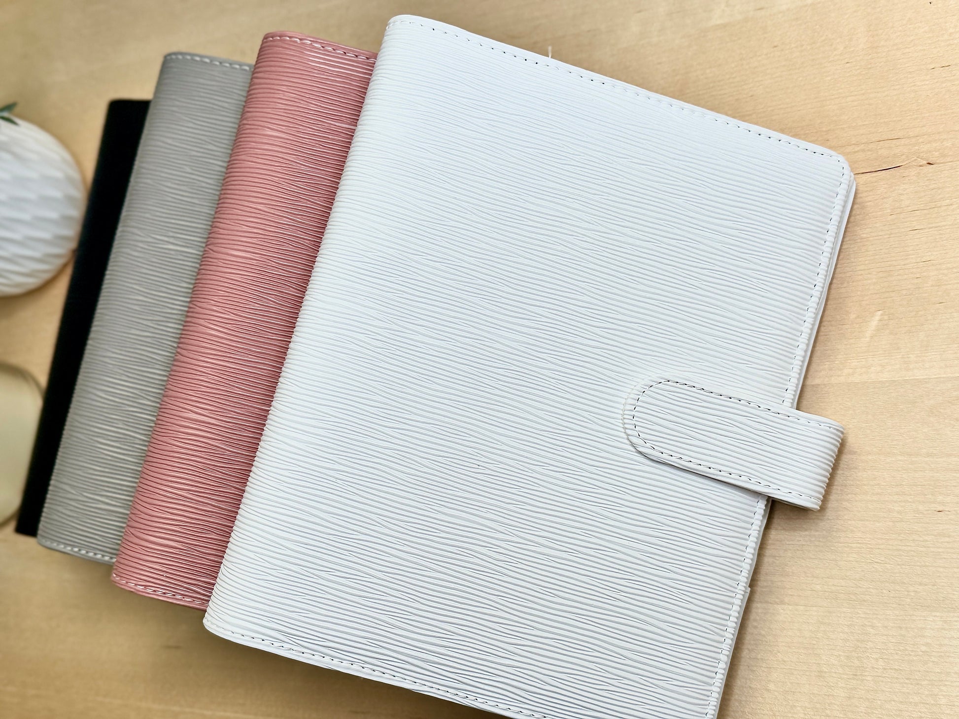 A5 Budget Binder. Wallet. Cash Stuffing Envelope Wallet. Budget Organizer. Epi. Saffiano. Buckle Close.