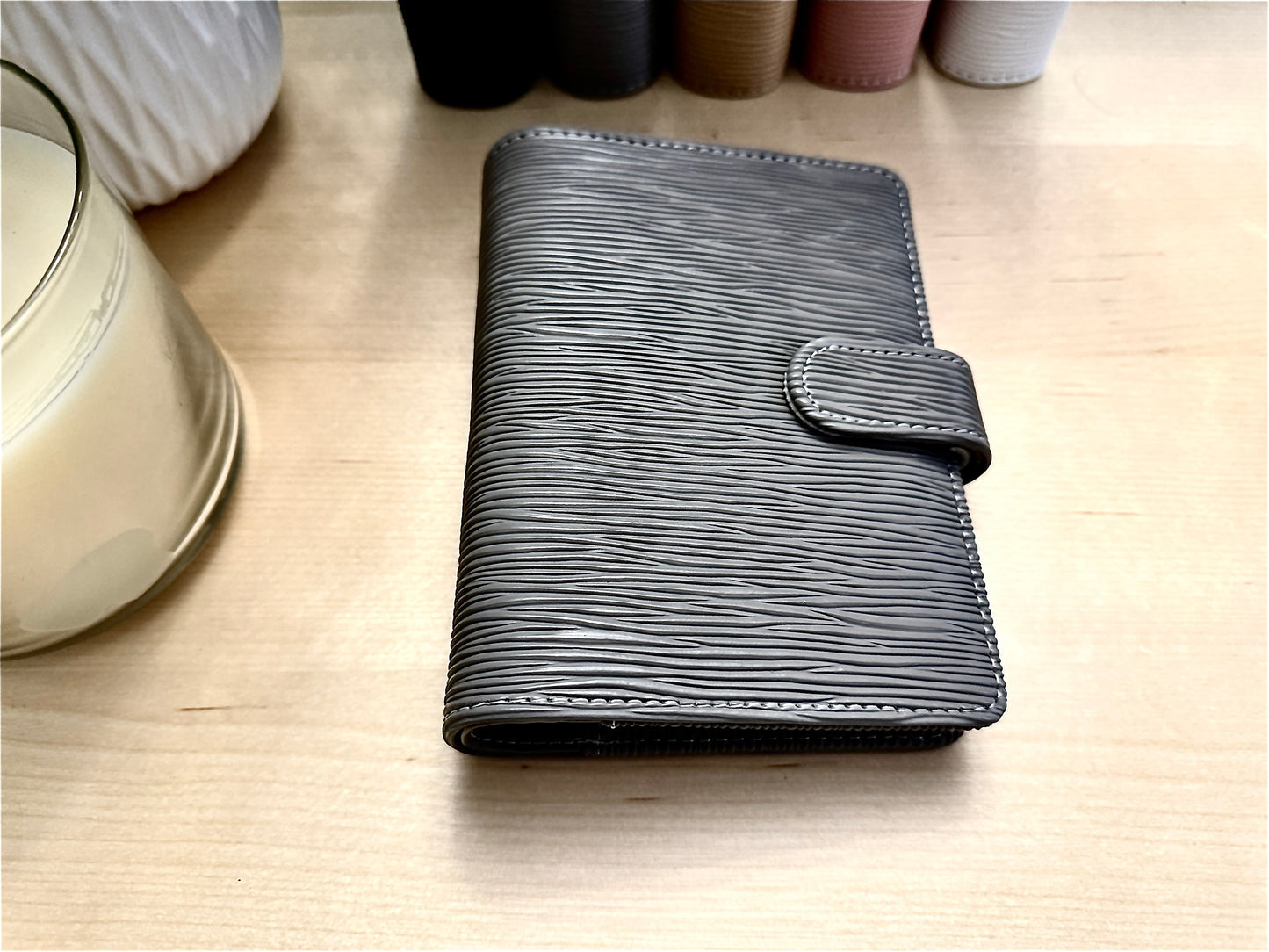 A7 Budget Binder. Wallet. Cash Stuffing Envelope Wallet. Budget Organizer. Epi. Saffiano. Buckle.