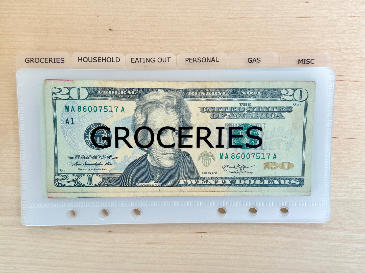 Cash Envelopes I A7 and A6 Envelopes I Cash Stuffing Tabbed Envelopes I Budget Organizers I Household Budgeting