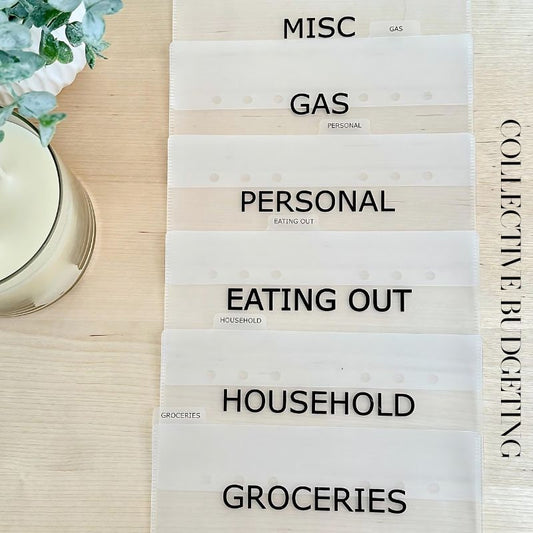 Cash Envelopes I A7 and A6 Envelopes I Cash Stuffing Tabbed Envelopes I Budget Organizers I Household Budgeting