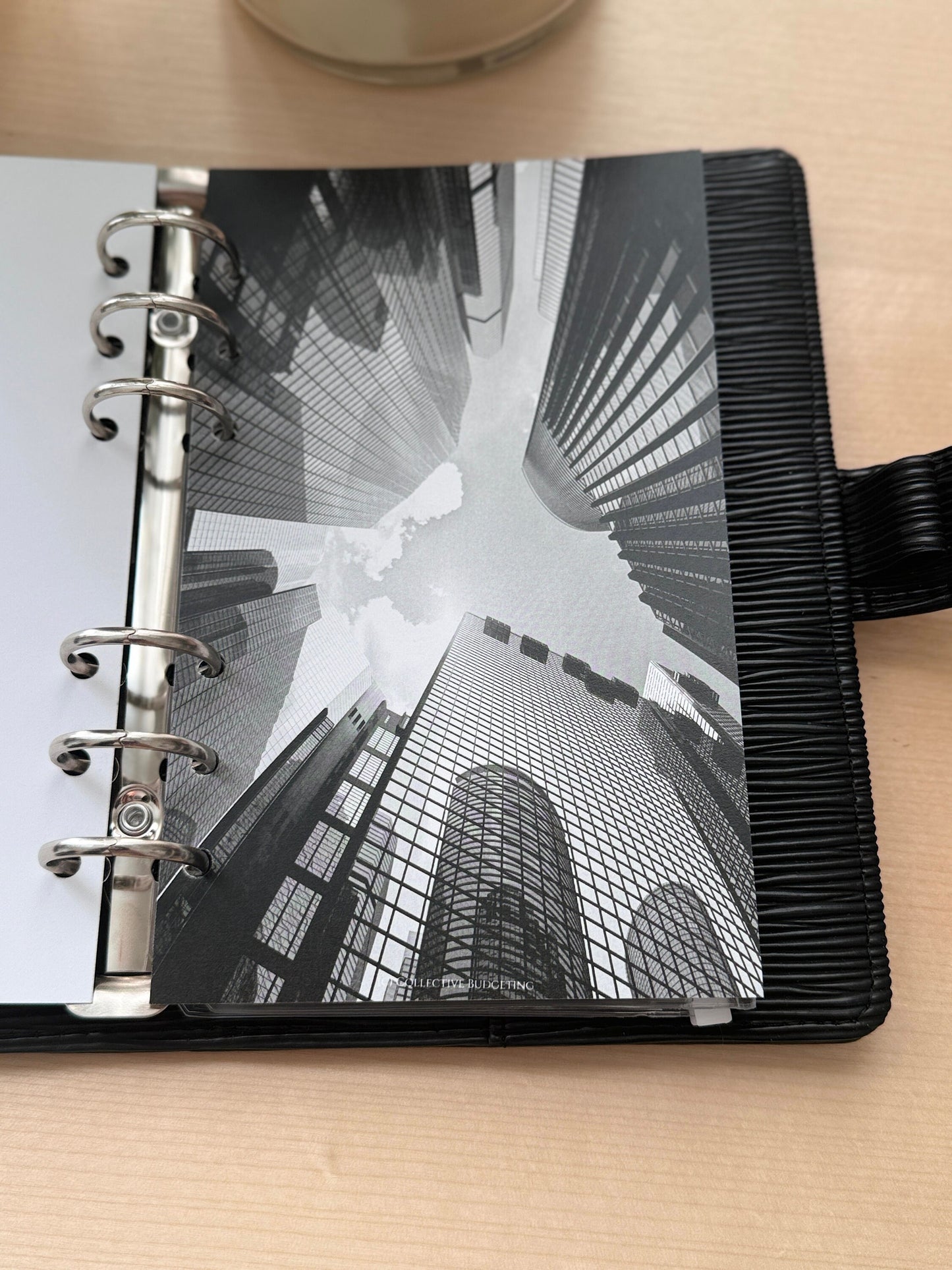 City High Rise Budget Binder Dashboard: A5 A6 Cash Stuffing Insert