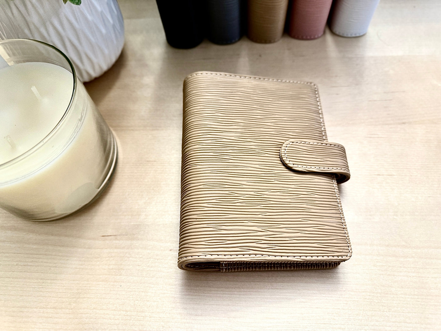 A7 Budget Binder. Wallet. Cash Stuffing Envelope Wallet. Budget Organizer. Epi. Saffiano. Buckle.