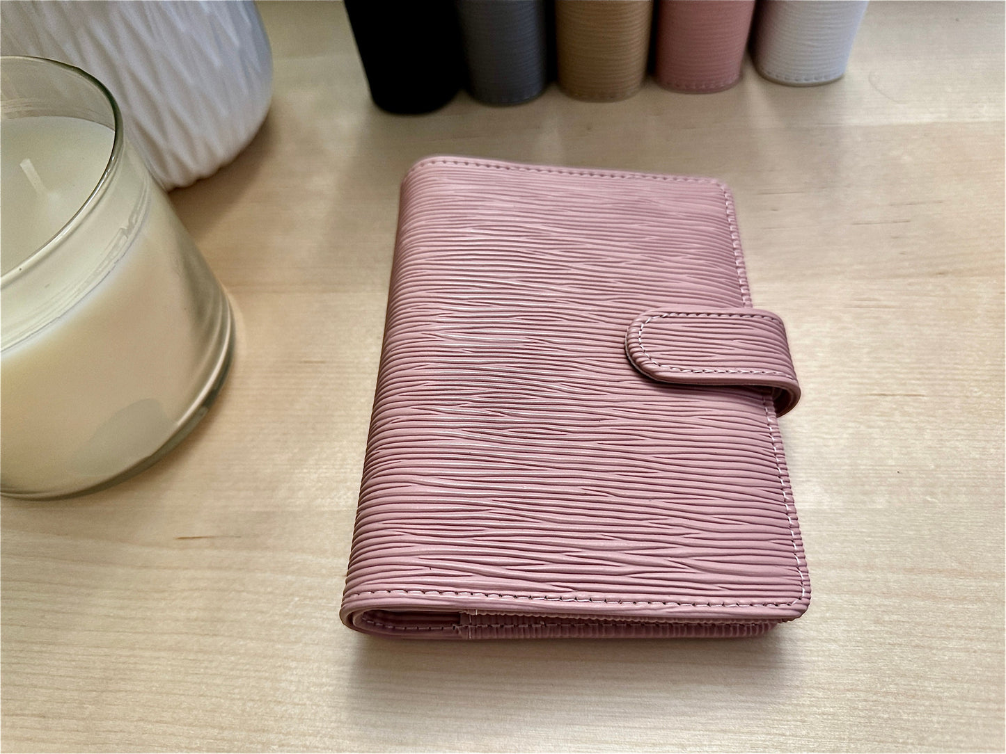 A7 Budget Binder. Wallet. Cash Stuffing Envelope Wallet. Budget Organizer. Epi. Saffiano. Buckle.