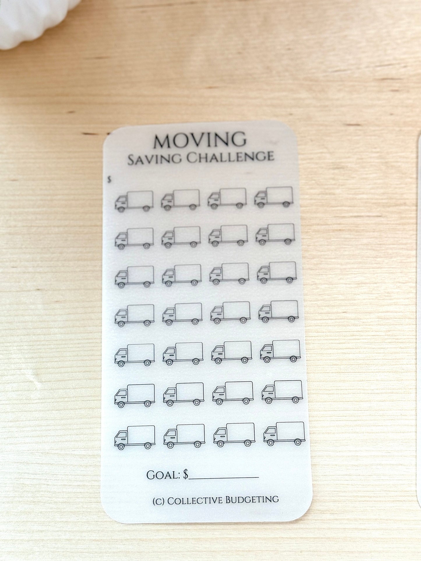 Moving Savings Challenge for Cash Envelope Stuffing | Sinking FundsTracker | Sinking Funds Challenge | Laminated Savings Challenge
