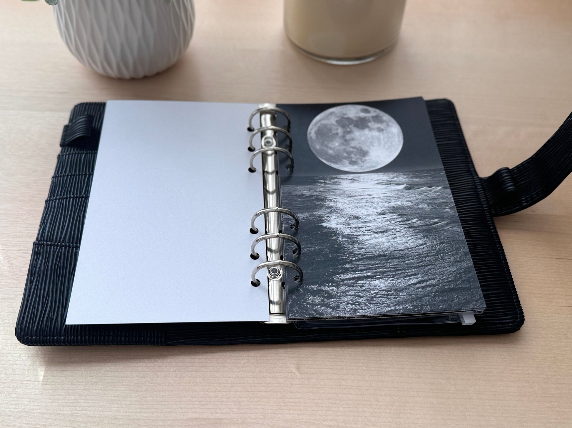 A6 Dashboard for Budget Binder | MOONRISE on the SEA | Budgeting Tools | Money Management Accessories | Cash Stuffing Dashboard