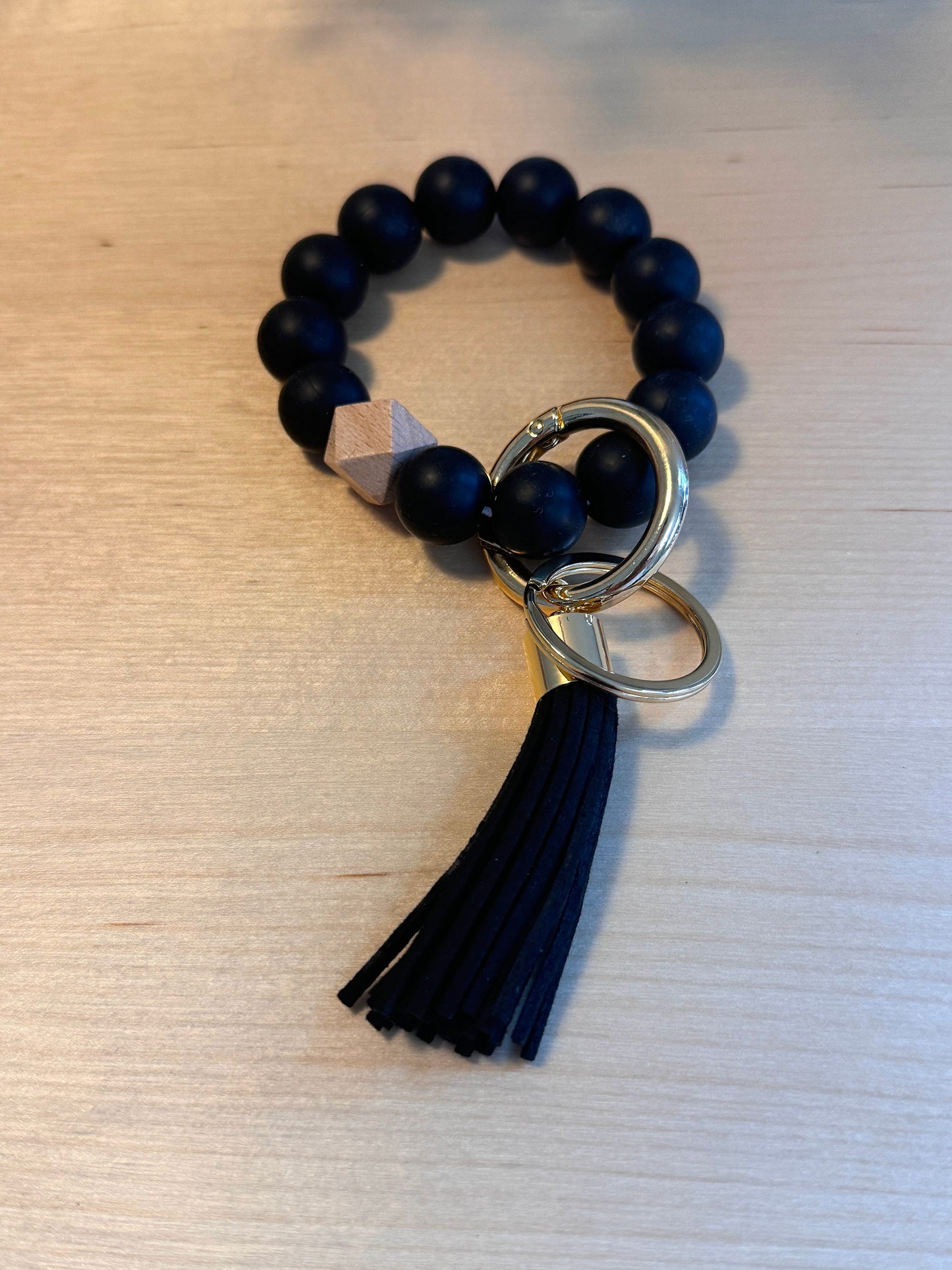 Boho Silicone Bead Wristlet Keychain: Budgeting Accessory