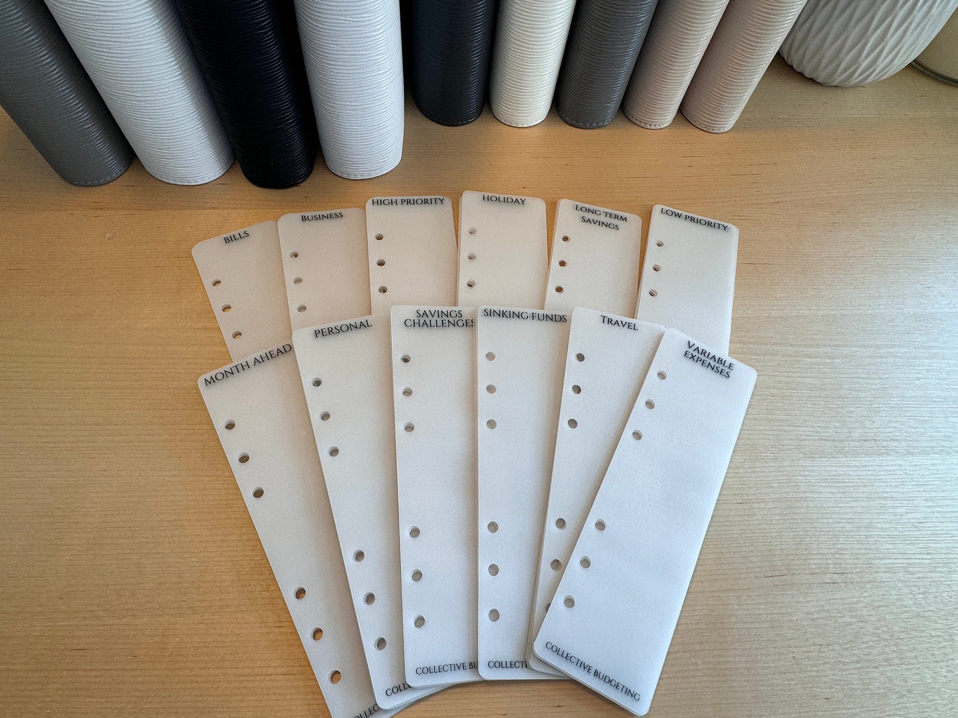 Peekaboo Tab Bookmark/Budget Binder Dividers/Bookmark/Vellum Laminated Bookmark/ Budget Binder Bookmark/Planner bookmark/Budget Sheet Insert