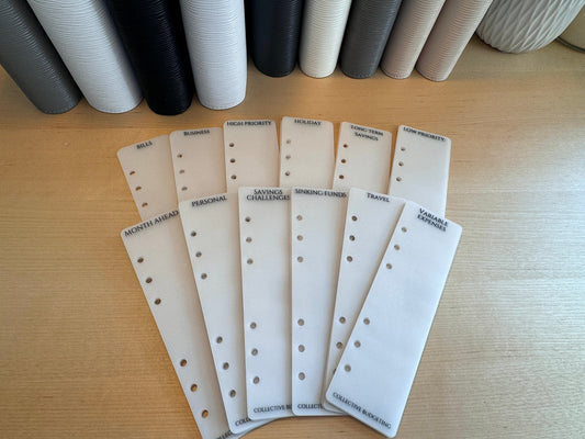 Peekaboo Tab Bookmark/Budget Binder Dividers/Bookmark/Vellum Laminated Bookmark/ Budget Binder Bookmark/Planner bookmark/Budget Sheet Insert