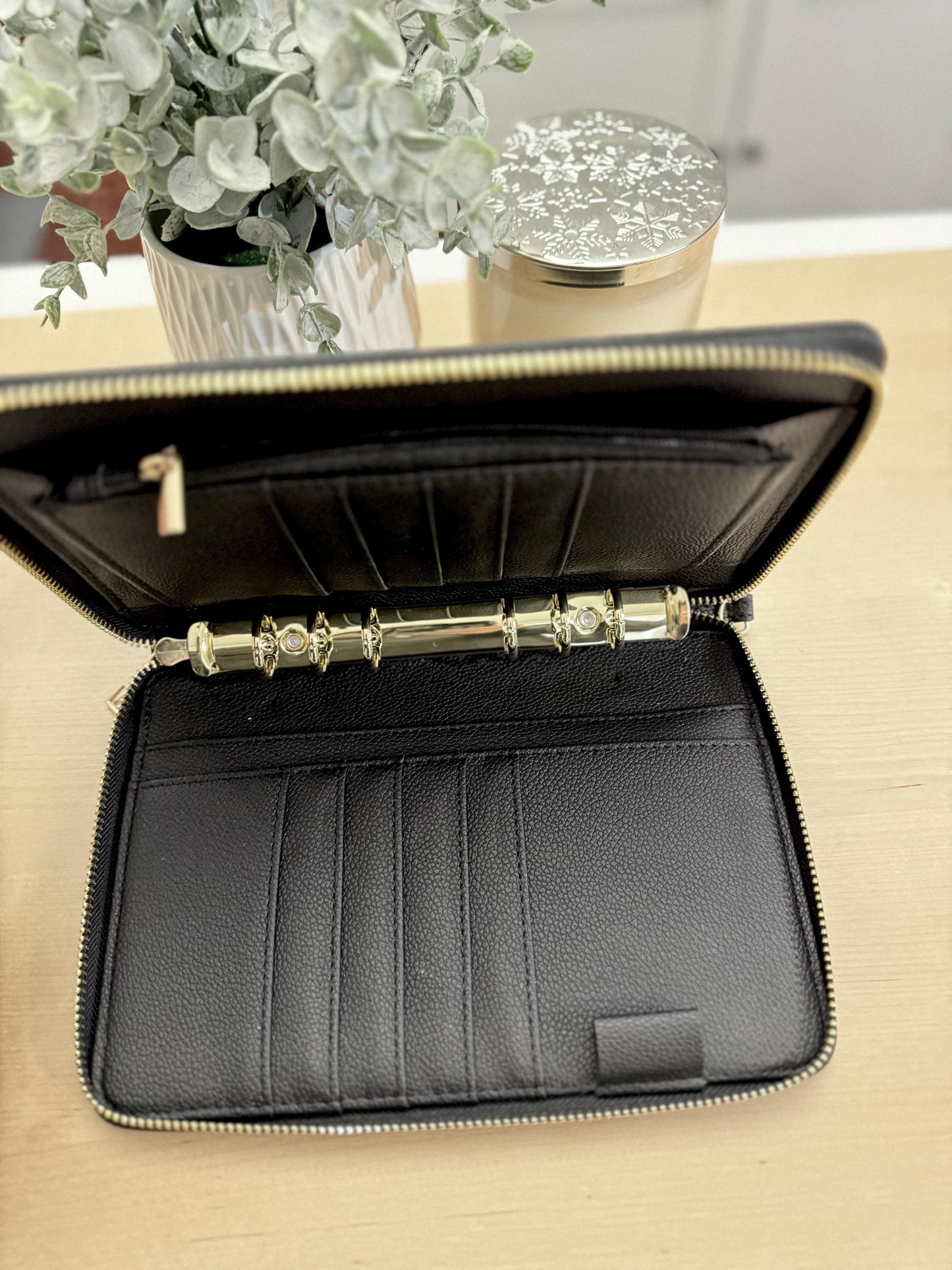 A6 Budget Zipper Wallet. Pebble. NEW Color/Restock. Cash Stuffing Wallet. Litchi. Budget Organizer. Zipper Close.