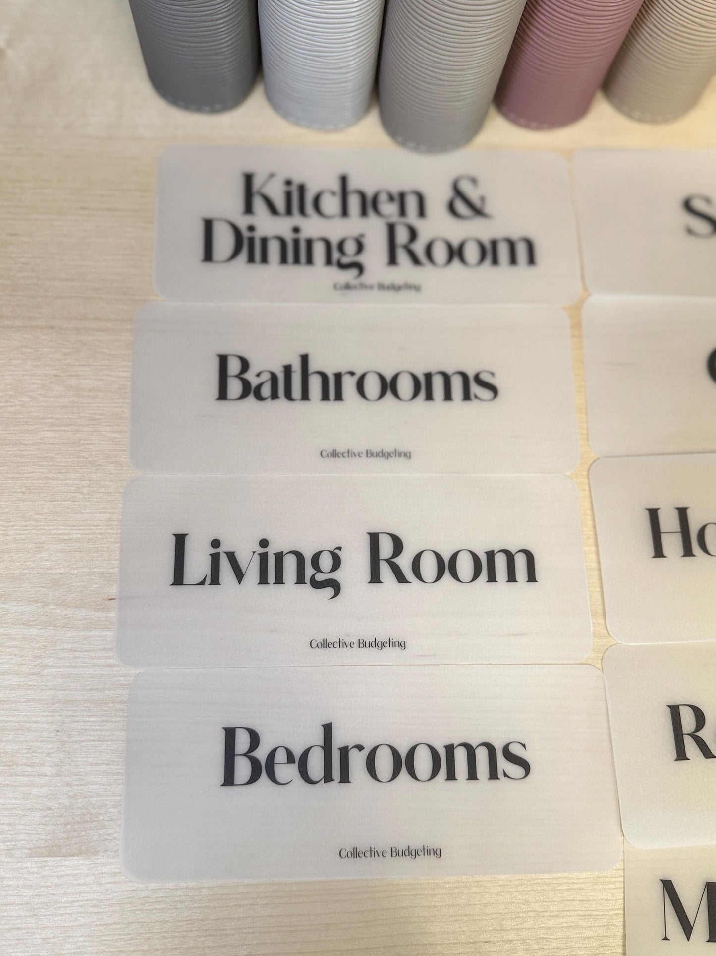 Placeholders for MOVING | Budget Organizers | Cash Stuffing | Management Accessories | Moving Organizer