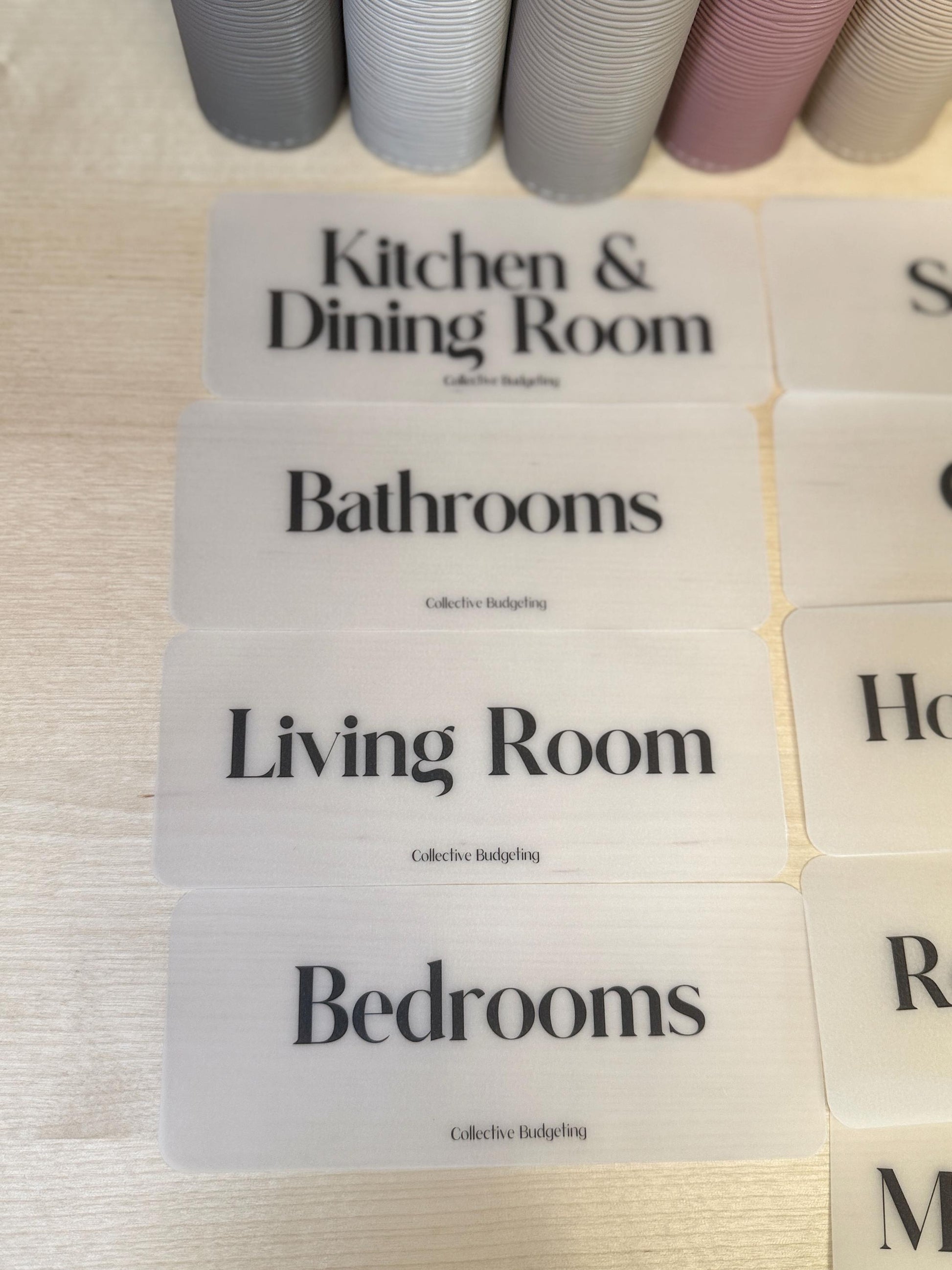 Placeholders for MOVING | Budget Organizers | Cash Stuffing | Management Accessories | Moving Organizer