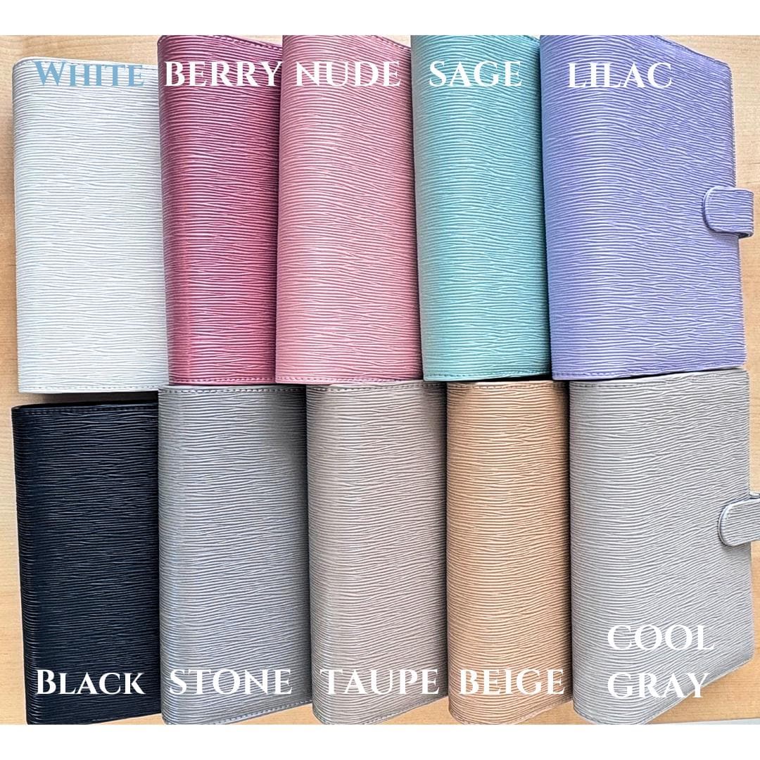 A5 Epi Budget Binder: Silver Rings & Buckle Close