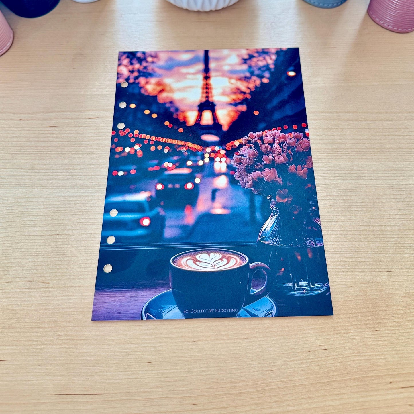 Coffee Shop Budget Binder Dashboard: A5/A6 Cash Stuffing Insert