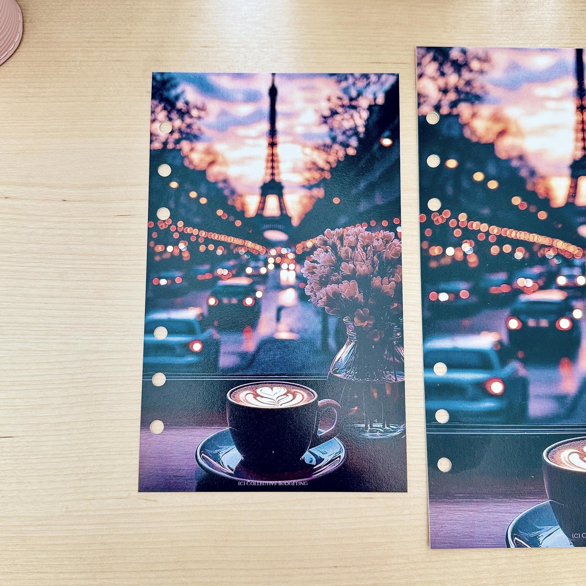 Coffee Shop Budget Binder Dashboard: A5/A6 Cash Stuffing Insert