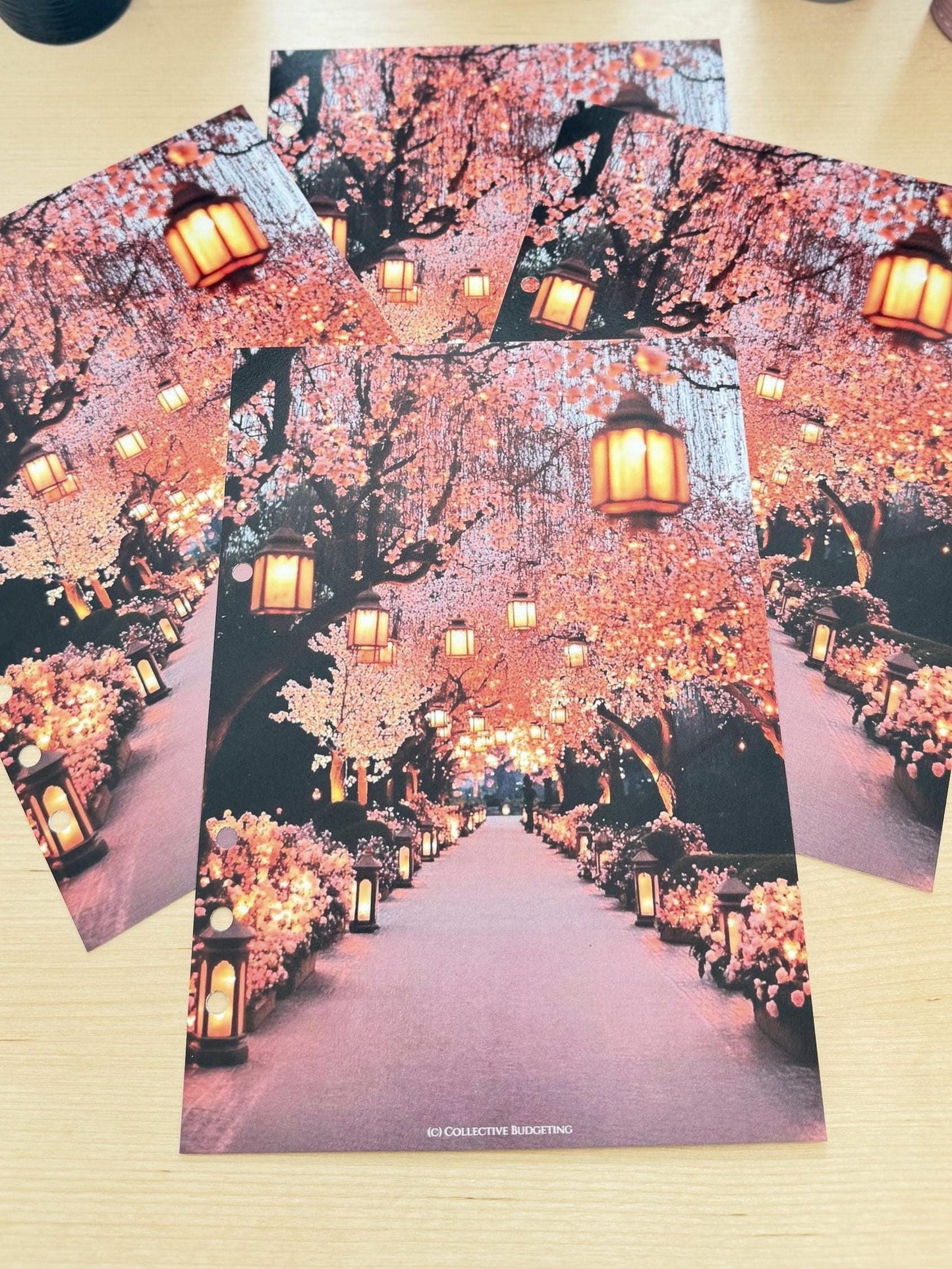 Lantern Walk Budget Binder Dashboard: A5 A6 Cash Stuffing Insert