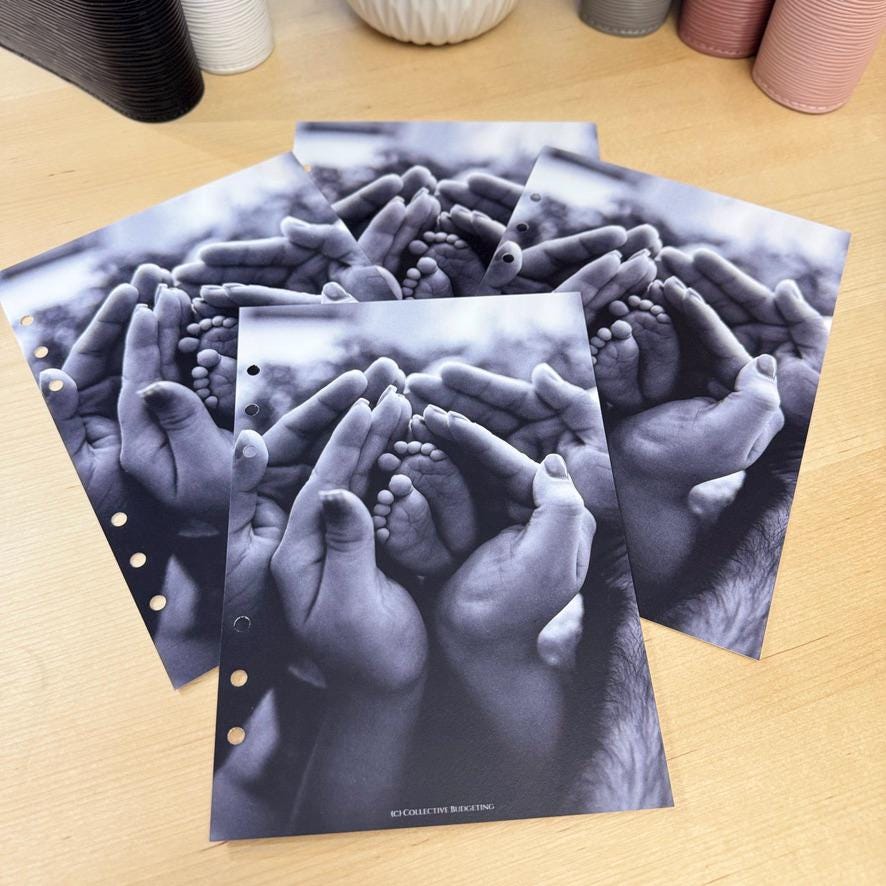 Family Budget Binder Dashboard Insert: A5/A6 Cash Stuffing Tool