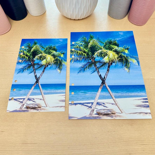 Oasis Palms Budget Binder Dashboard: A5/A6 Cash Stuffing Insert