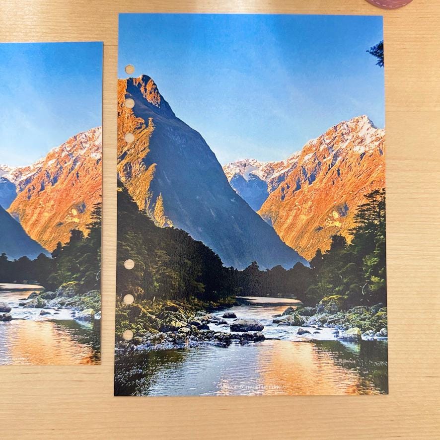 Mountains Budget Binder Dashboard Insert: A5/A6 Cash Stuffing Tool