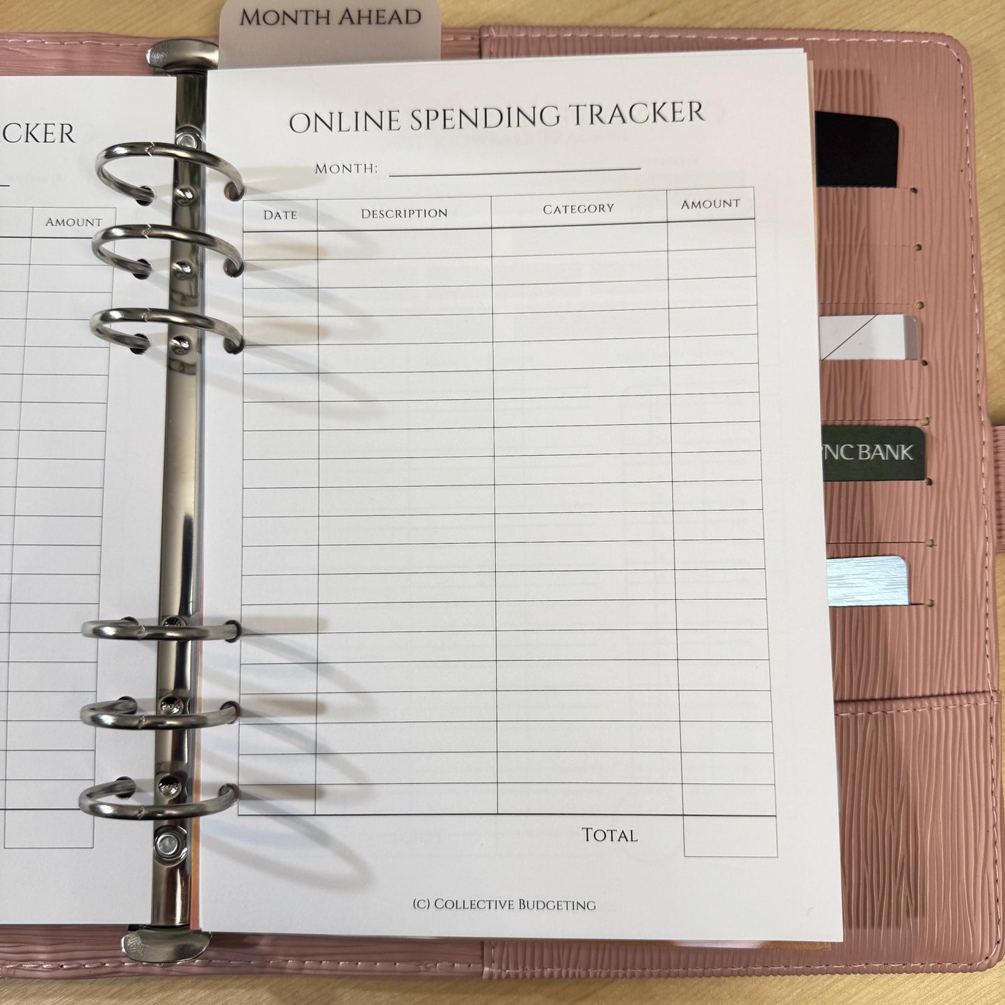 A5 Budget Binder Insert: Online Spending Tracker, Cash Stuffing Tool