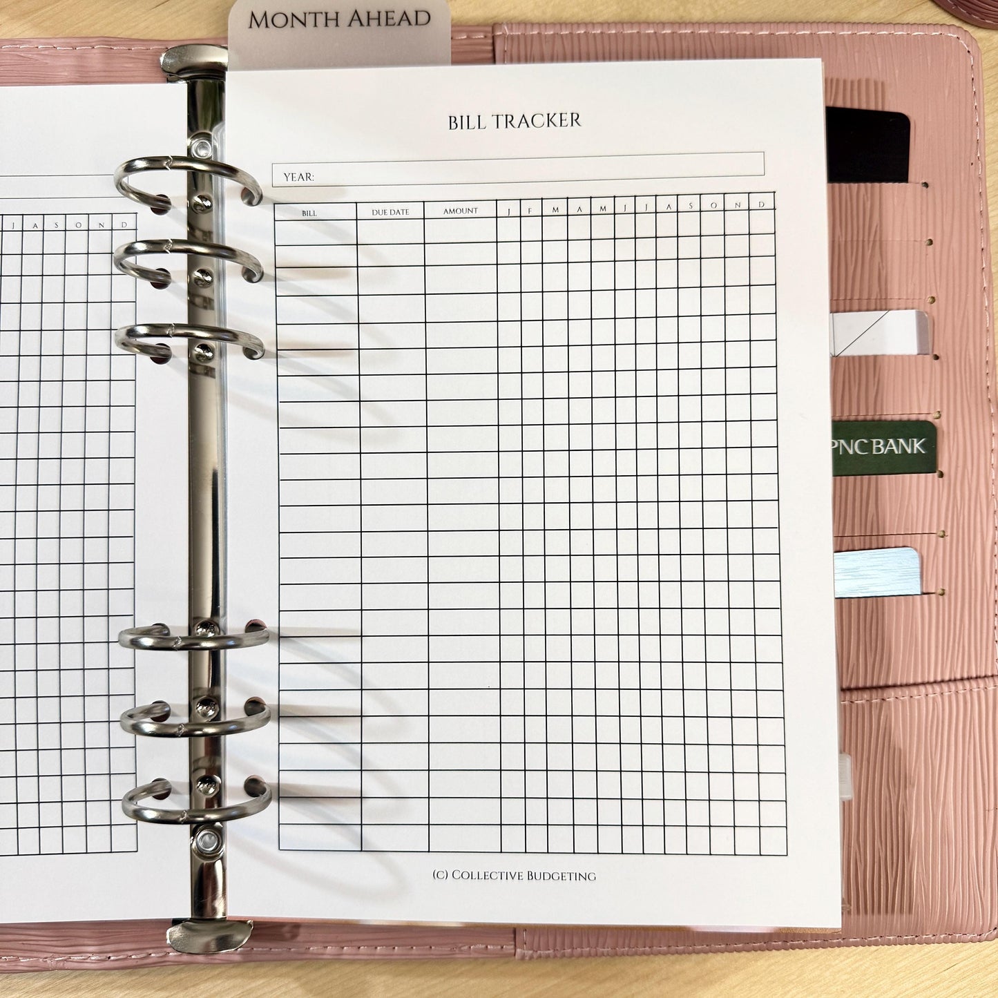 A5 Budget Binder Insert: Bill Tracker, Cash Stuffing Tool