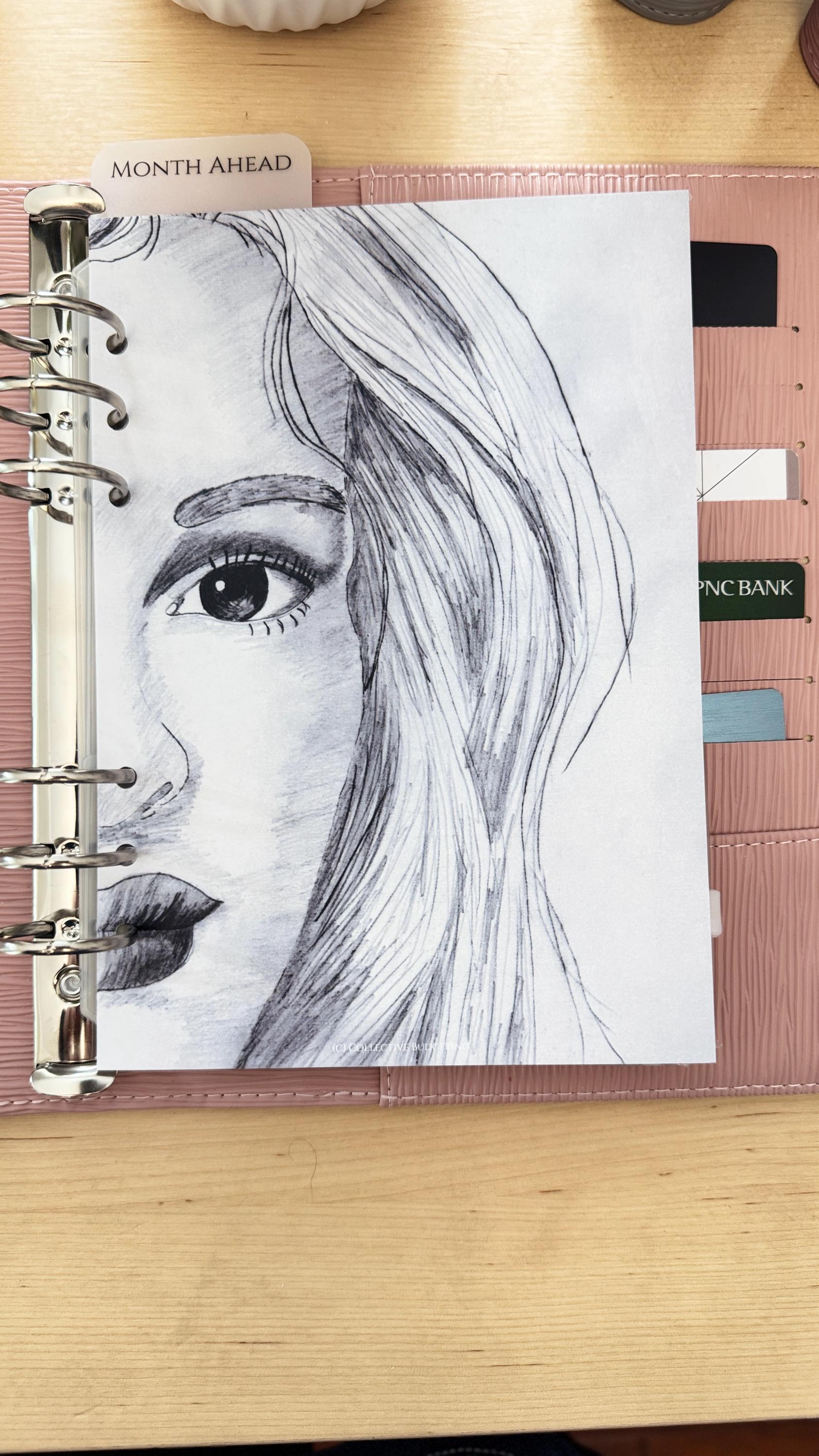 Self-Reflection Budget Binder Dashboard: A5/A6 Cash Stuffing Insert