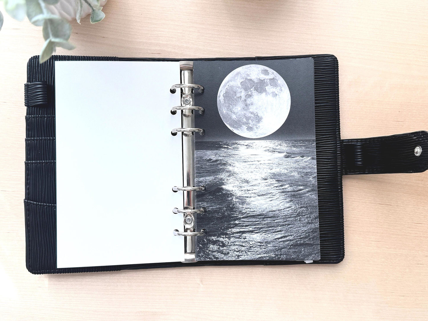 A6 Dashboard for Budget Binder | MOONRISE on the SEA | Budgeting Tools | Money Management Accessories | Cash Stuffing Dashboard