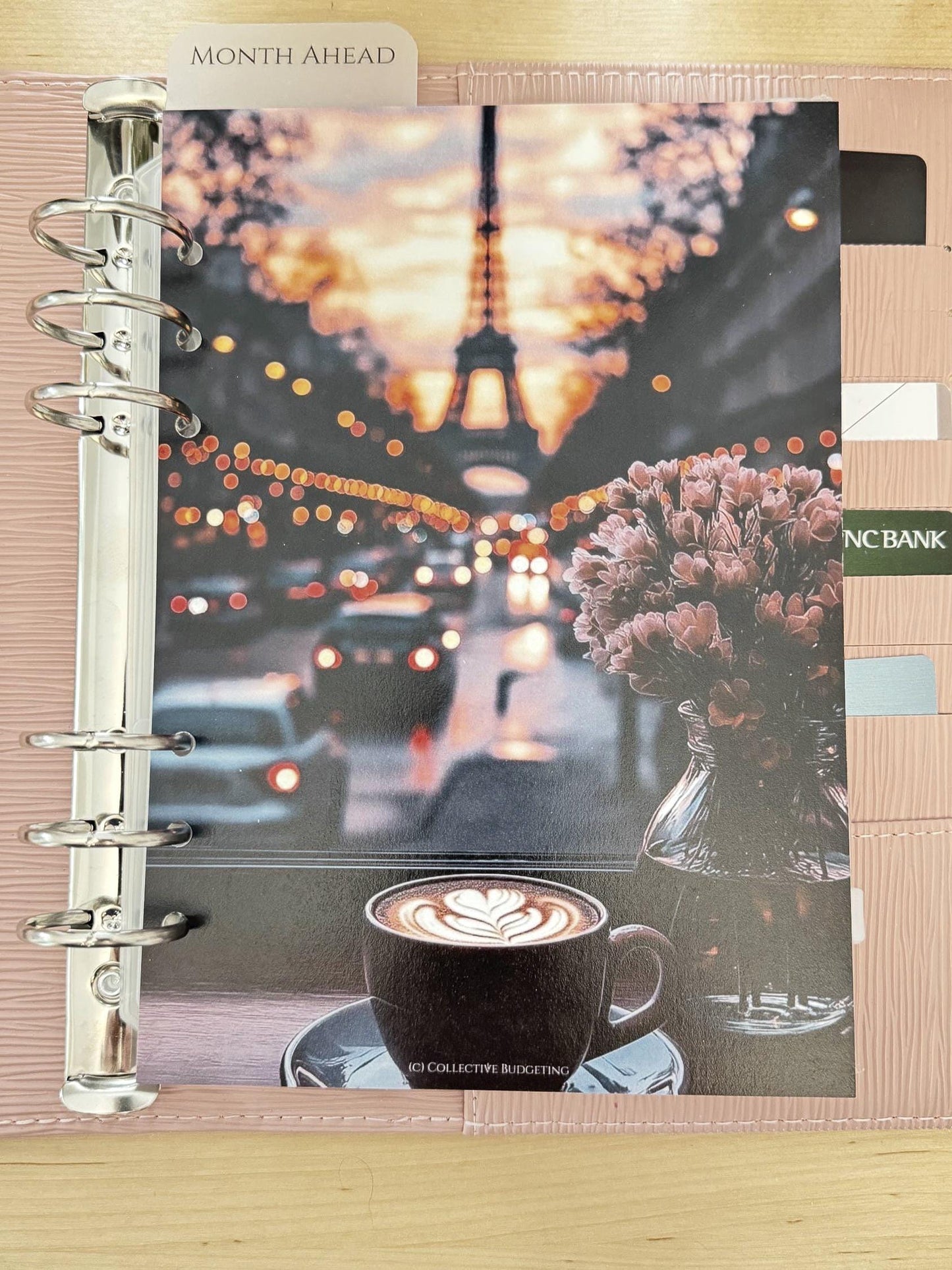 Coffee Shop Budget Binder Dashboard: A5/A6 Cash Stuffing Insert