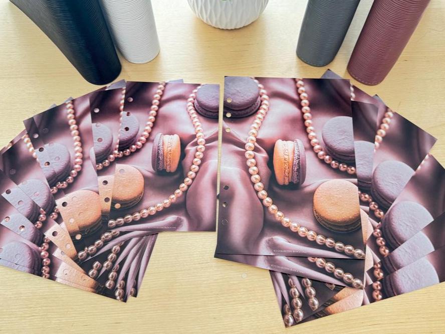 Macaroon Budget Binder Dashboard: A5 A6 Cash Stuffing Insert