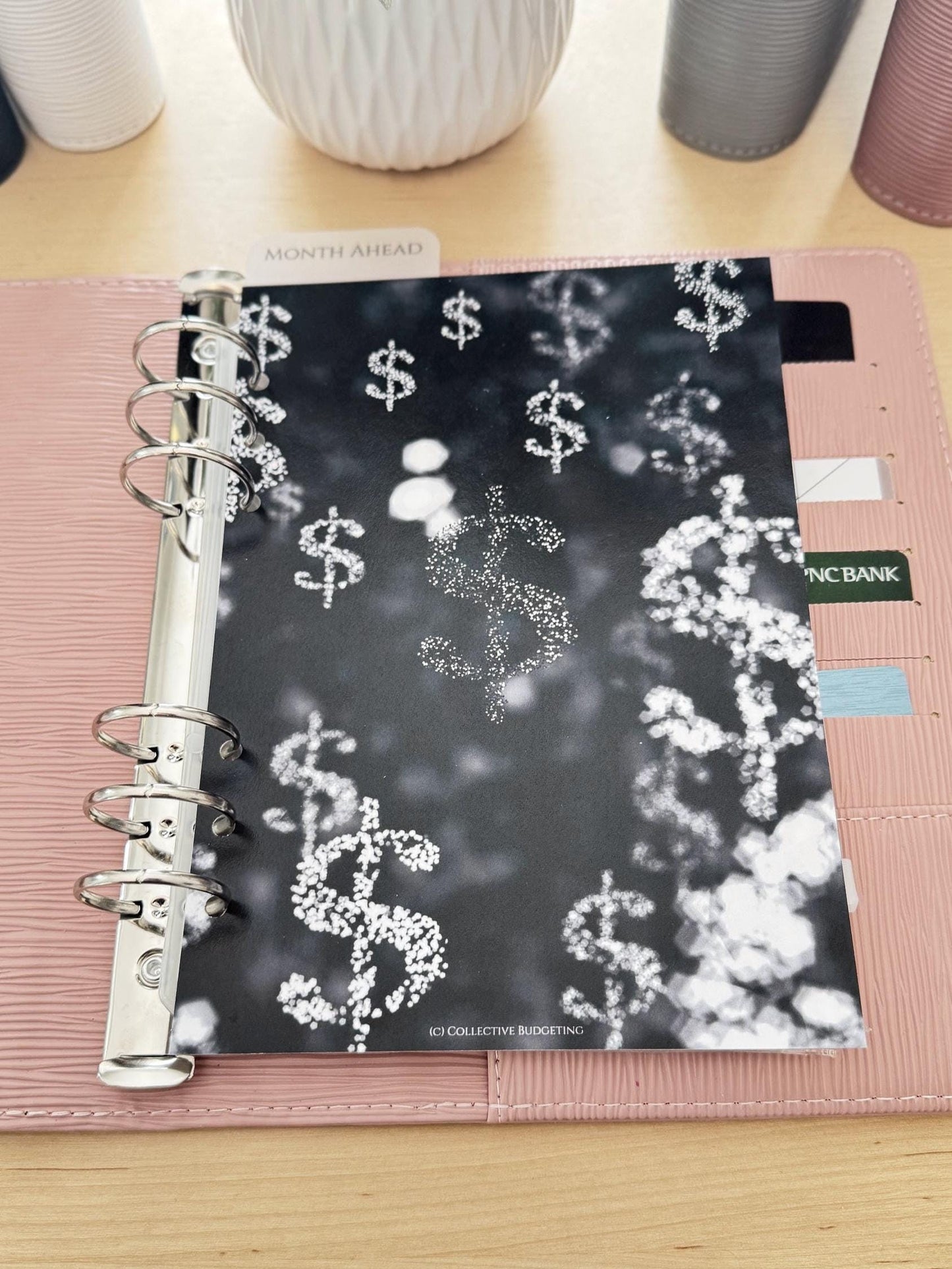 A5 & A6 Dollar Sign Savings Dashboard, Budget Binder, Cash Stuffing Binder Insert